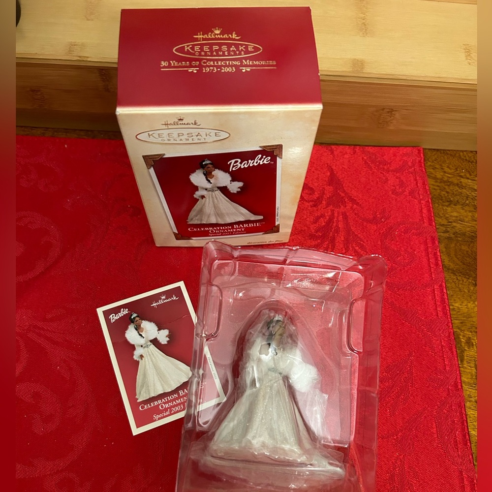*SOLD* Hallmark Keepsake Celebration Barbie Ornament - Picture 12 of 12